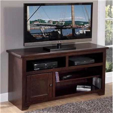 Contemporary 50" Console with Adjustable Shelves